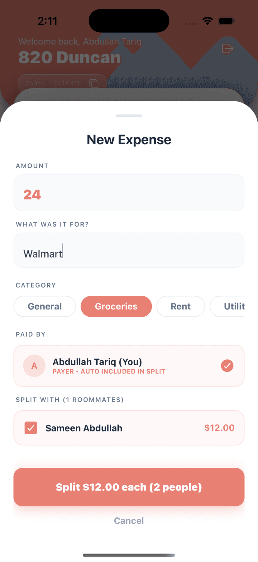 BrokeTogether screen 3